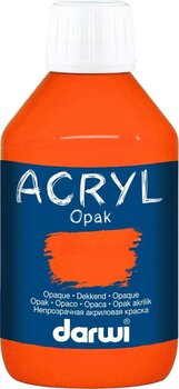 Akryylimaali Darwi Opak Akryylimaali Orange 250 ml 1 kpl - 1