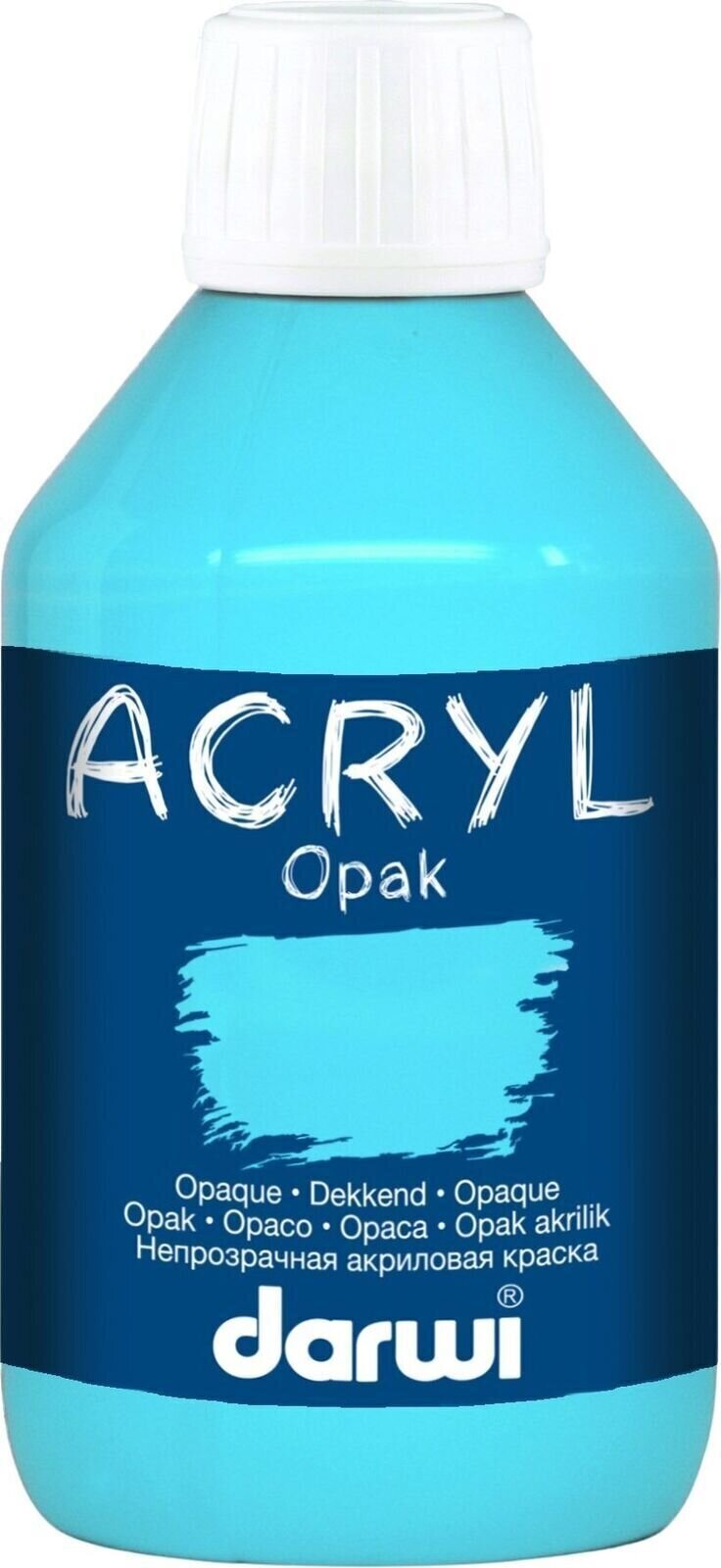 Darwi Opak Akrylová barva Light Blue 250 ml 1 ks