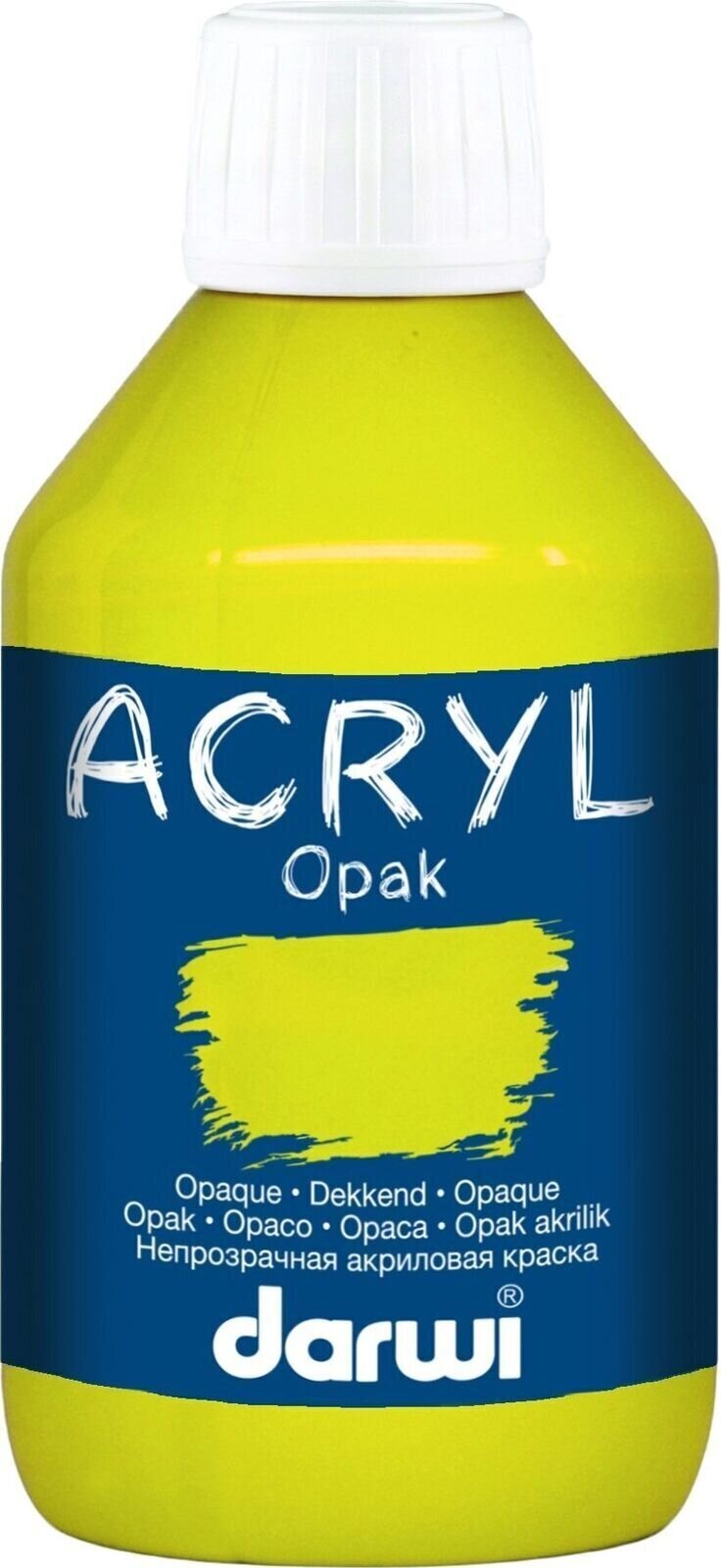 Darwi Opak Akrylová barva Dark Yellow 250 ml 1 ks