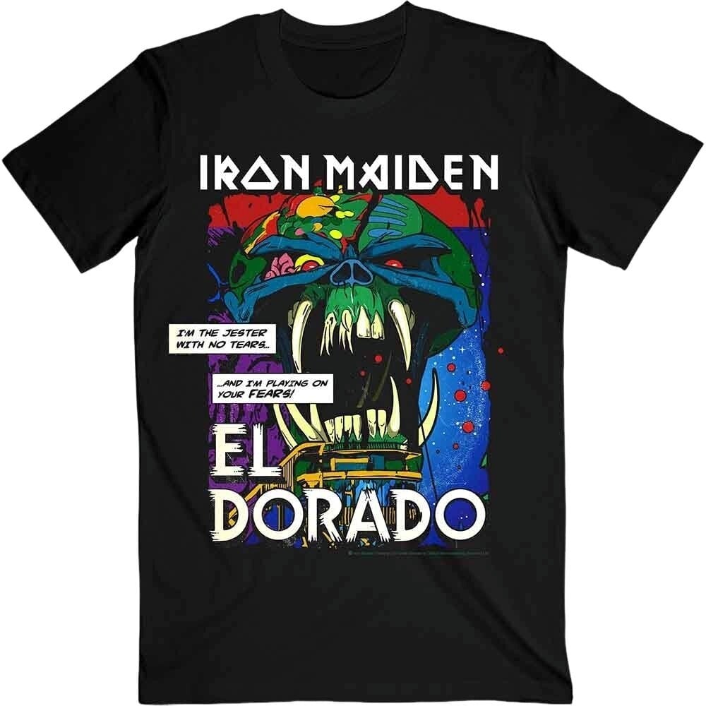 T-Shirt Iron Maiden T-Shirt El Dorado Unisex Black M