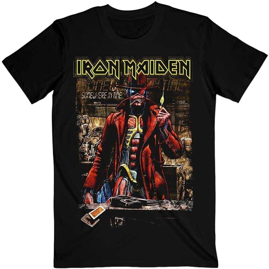 Iron Maiden Tričko Stranger Sepia Unisex Black 2XL