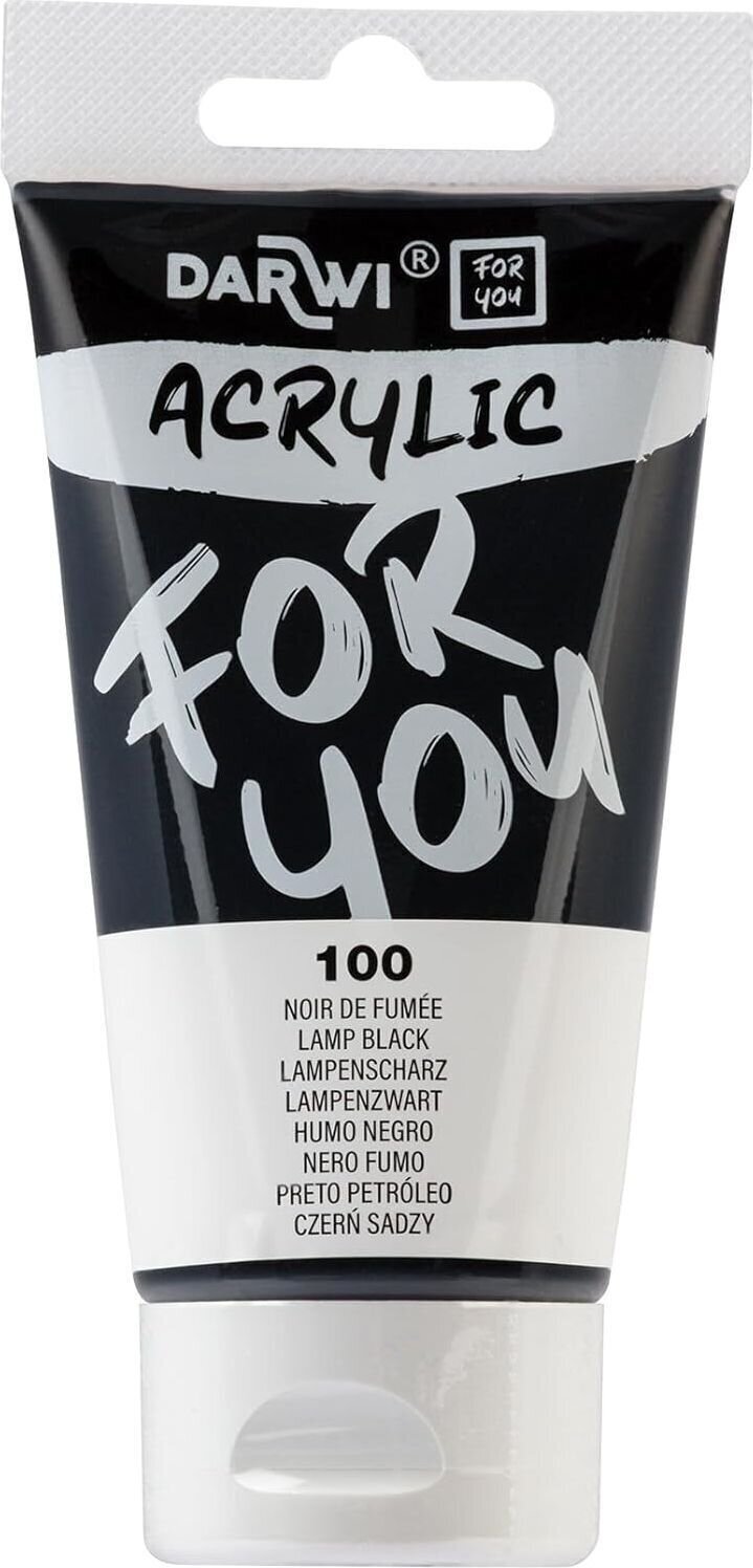 Akrilna boja Darwi DF5150075100C Акрилне боје Black 75 ml 1 kom