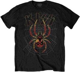 T-shirt Kiss Spider Unisex T-shirt de manga curta/Black/Curto
