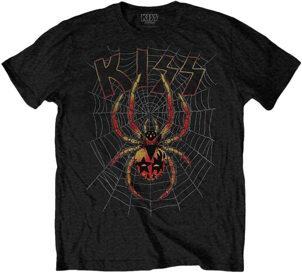 T-Shirt Kiss T-Shirt Spider Unisex Black XL