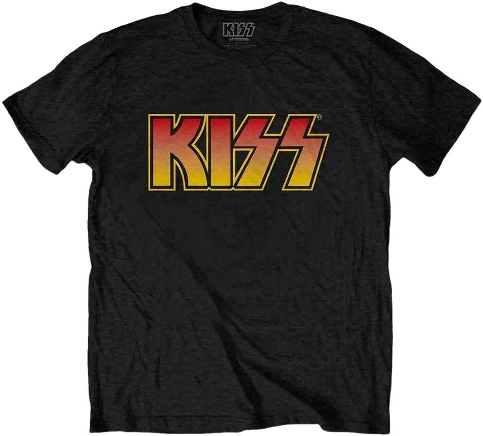 Kiss Tričko Classic Logo Unisex Black M