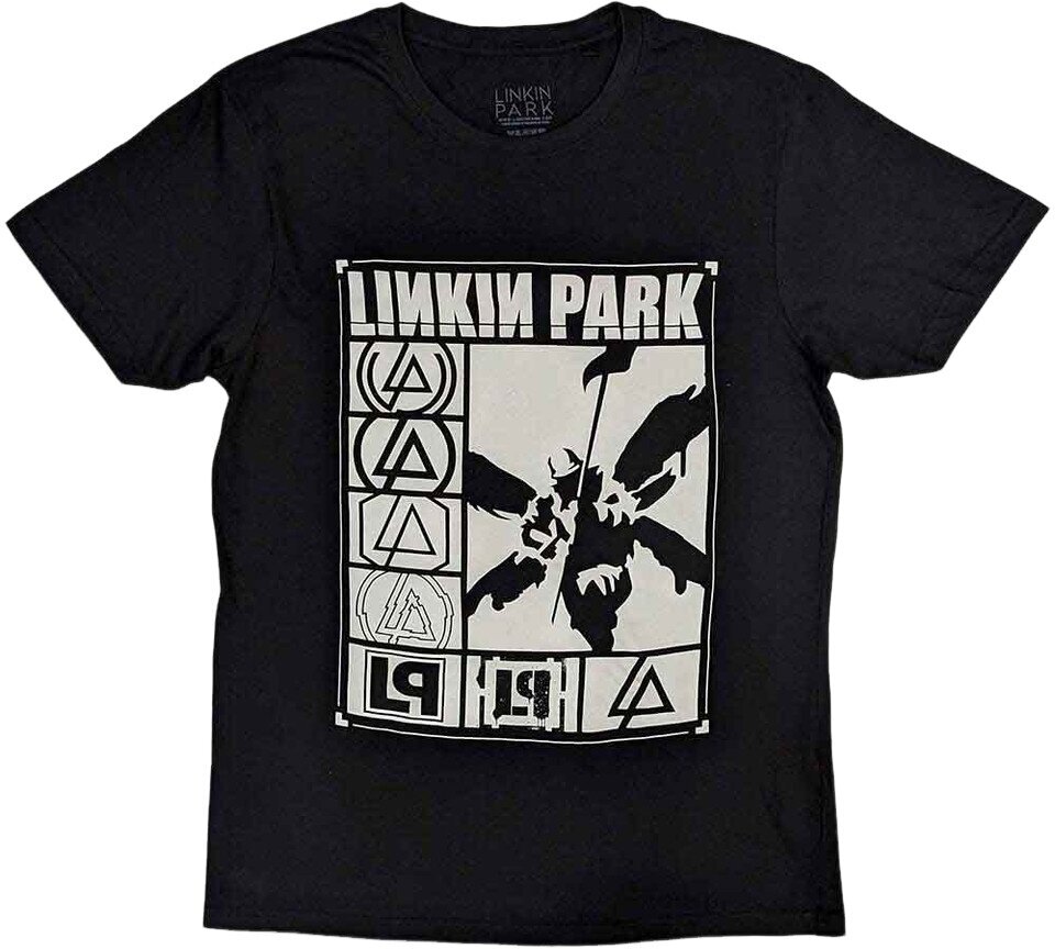 T-shirt Linkin Park Logos Rectangle Black L T-shirt