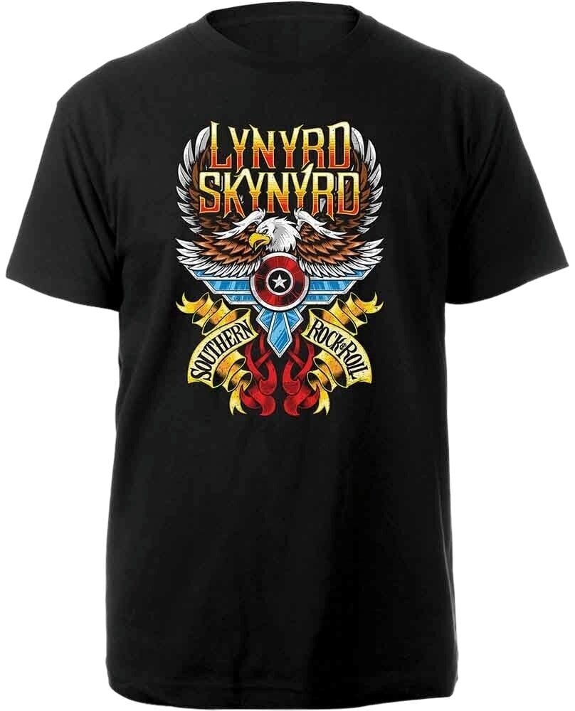 Lynyrd Skynyrd Tričko Southern Rock & Roll Unisex Black XL