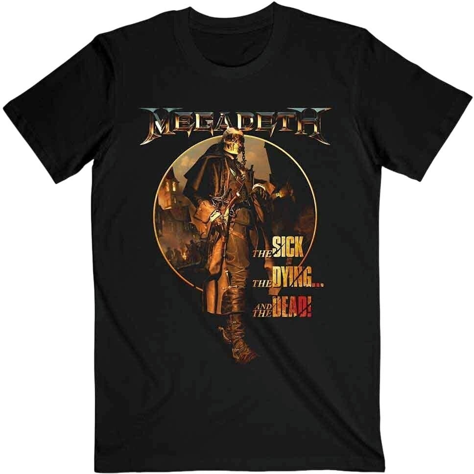 Košulja Megadeth The Sick, The Dying … And the Dead Circle Album Art Black 2XL Košulja