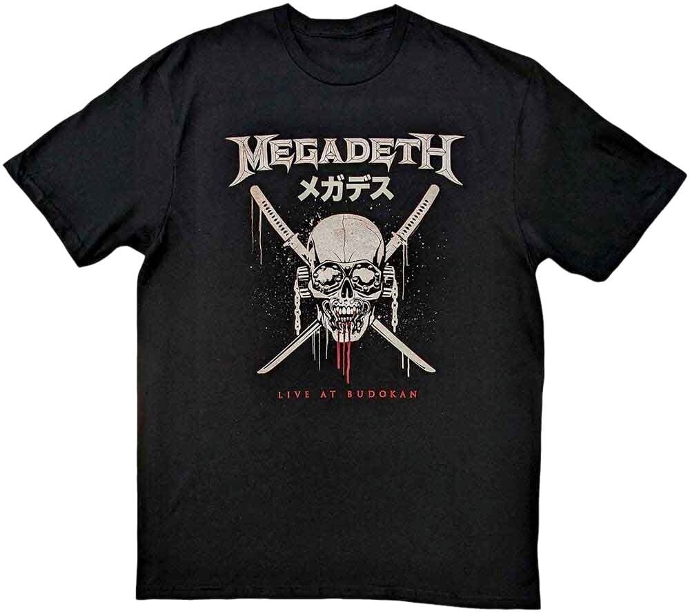T-Shirt Megadeth T-Shirt Crossed Swords Unisex Black M