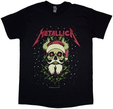 T-Shirt Metallica T-Shirt Santa Horns Unisex Black M - 1