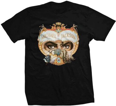 T-Shirt Michael Jackson T-Shirt Dangerous Unisex Black 2XL - 1