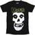 T-Shirt Misfits Skull & Logo Black L T-Shirt