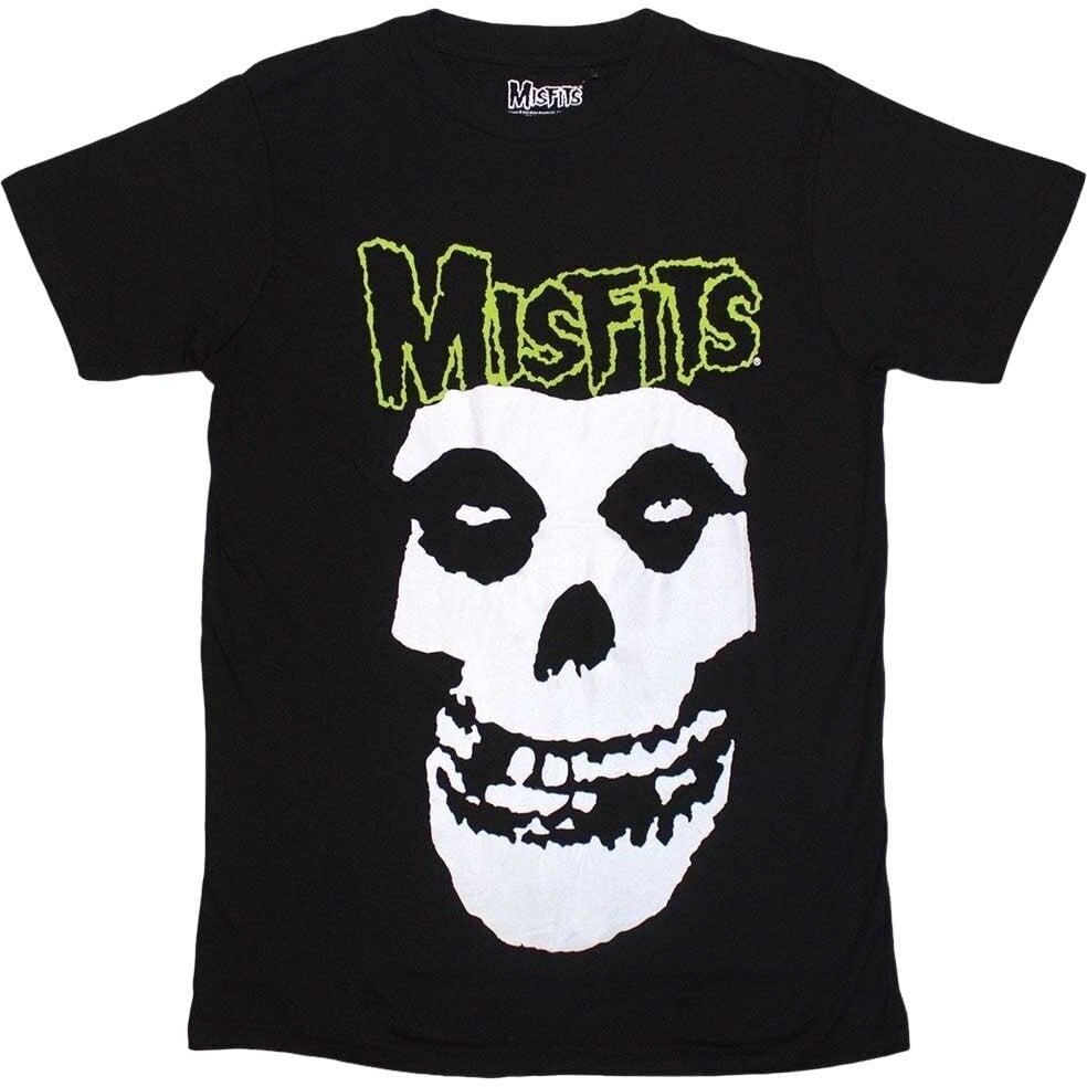 T-Shirt Misfits T-Shirt Skull & Logo Unisex Black 2XL