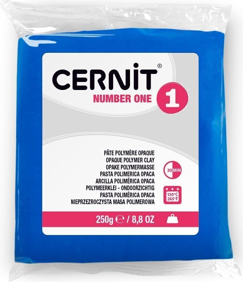 Cernit Number One Polymerová hmota Blue 250 g