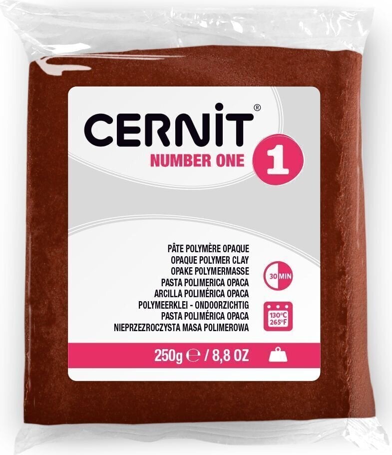 Arcilla polimérica Cernit Number One Arcilla polimérica Marrón 250 g