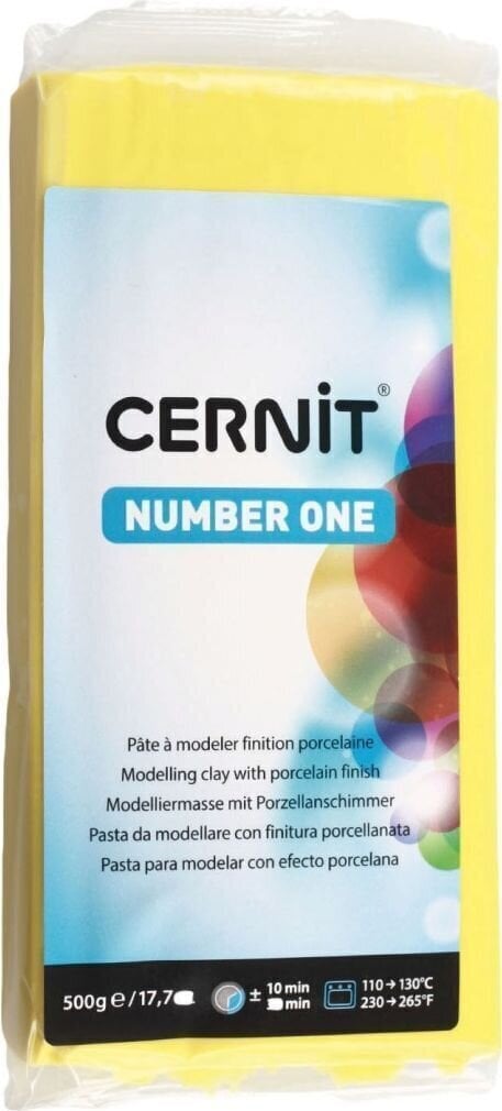 Cernit Number One Polymerová hmota Yellow 500 g