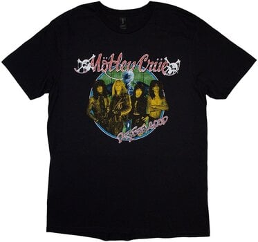 T-Shirt Motley Crue T-Shirt Dr Feelgood Circle Photo 1 Unisex Black L - 1