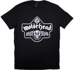 Koszulka Motörhead 50 Years Ace Wings Emblem Unisex Koszulka z krótkim rękawem/Black/Krótkie