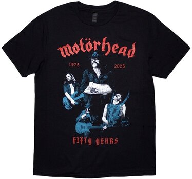 T-Shirt Motörhead 50 Years Lemmy Collage Black L T-Shirt - 1