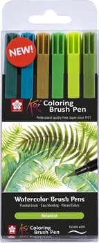 Marker acuarela Sakura Koi Refill cerneală Natural Shades 6 Bucăți - 1