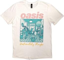 Риза Oasis Definitely Maybe Illustration Colour Unisex Тениска с къс ръкав/White/Къси