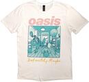 Oasis Definitely Maybe Illustration Colour White XL Tričko