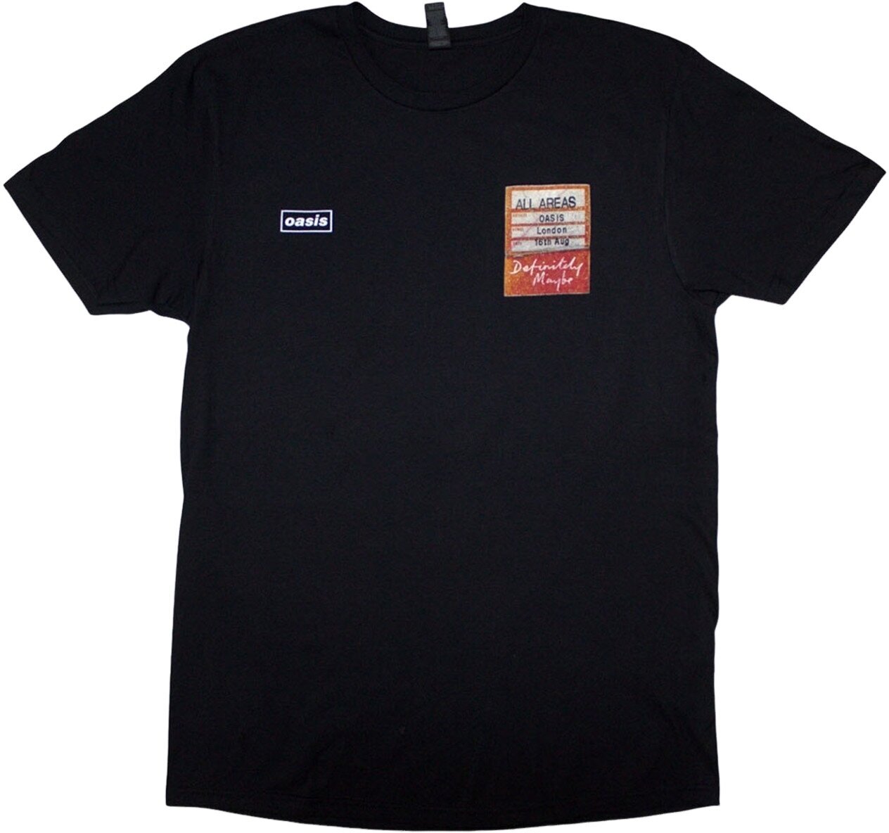 Риза Oasis Definitely Maybe AAA Setlist Black XL Риза