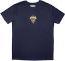 Pantera Mini Leaf Skull Navy Blue 2XL Camiseta de manga corta
