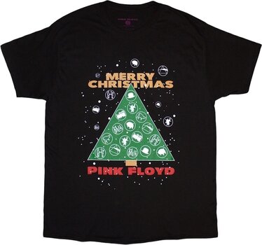 T-shirt Pink Floyd Merry Christmas Black L T-shirt - 1