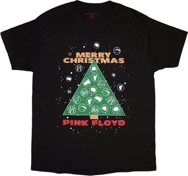 T-Shirt Pink Floyd T-Shirt Merry Christmas Unisex Black XL - 1
