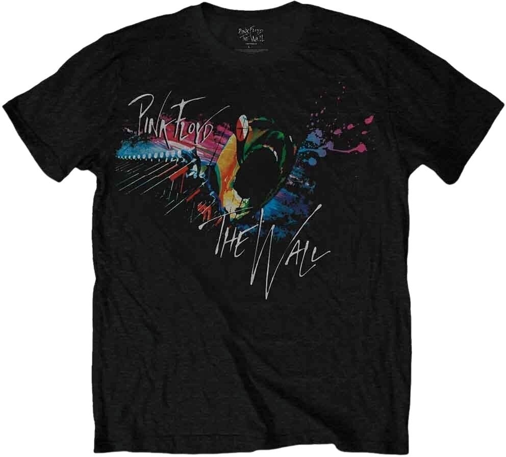 T-Shirt Pink Floyd The Wall Head Banga Black S T-Shirt