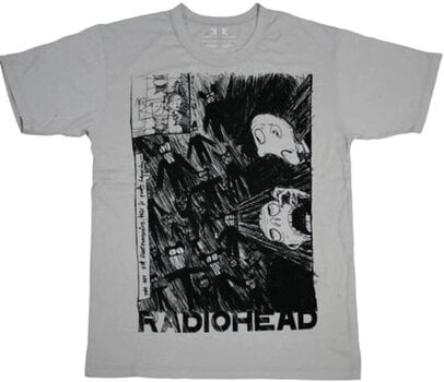 T-Shirt Radiohead T-Shirt Scribble Unisex Grey XL - 1