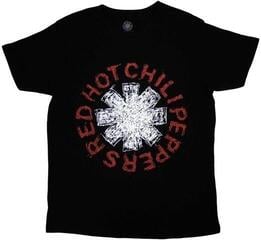 T-Shirt Red Hot Chili Peppers T-Shirt Scribble Asterisk Unisex Black XL