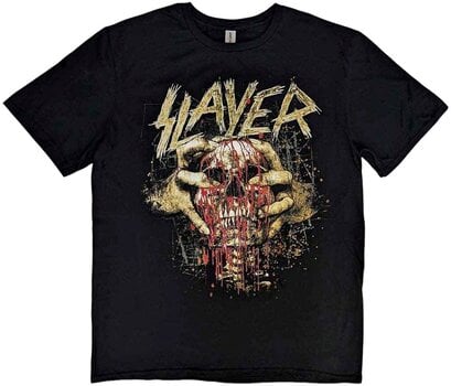 T-Shirt Slayer T-Shirt Skull Clench Unisex Black M - 1