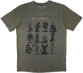 T-Shirt Sleep Token T-Shirt Grid Unisex Green XL