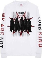 Majica Slipknot Shrouded Group Unisex Majica z dolgimi rokavi/White/Dolgi