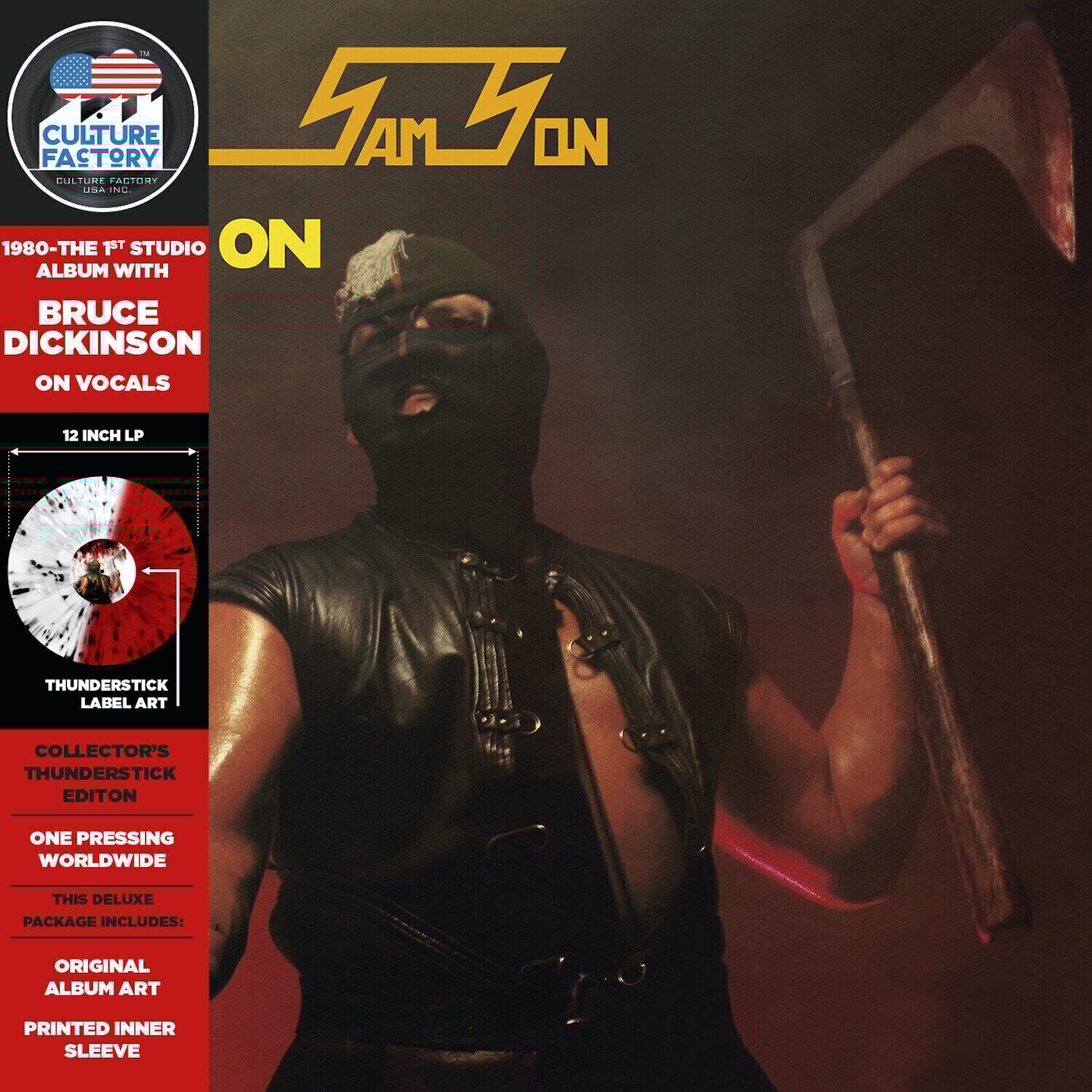 Vinyl Record Samson - Head On (Deluxe Edition) (Limited Edition) (Reissue) (Splatter) (LP)