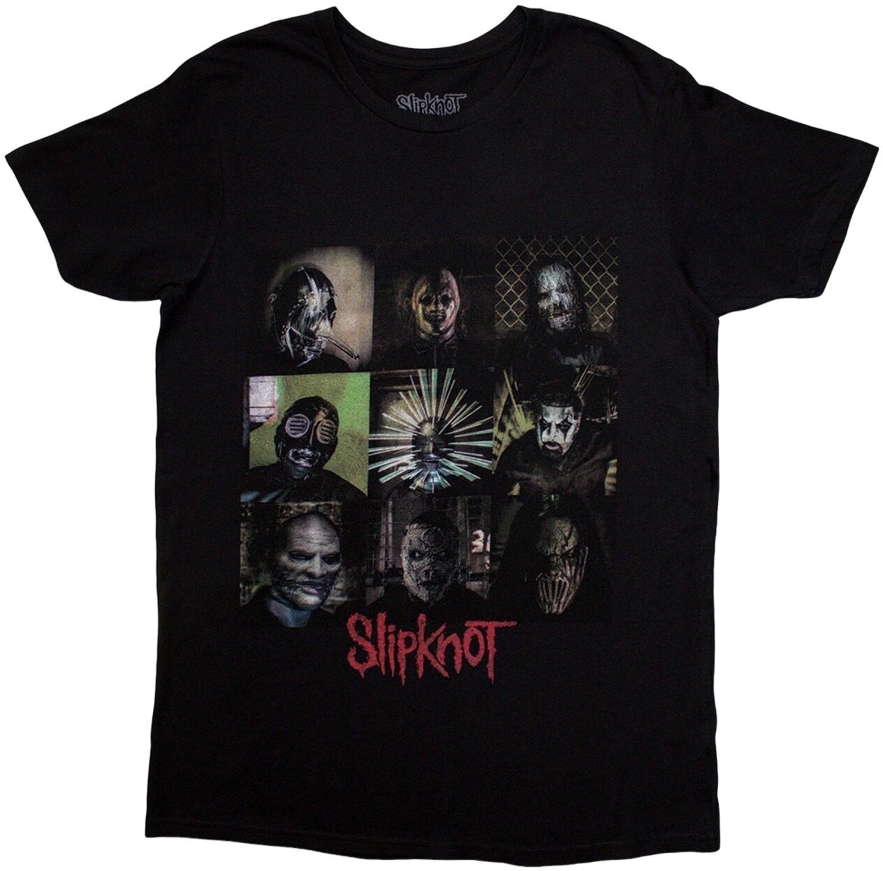 Camiseta de manga corta Slipknot Blocks Black M Camiseta de manga corta