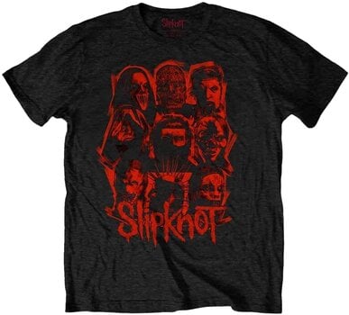 T-Shirt Slipknot T-Shirt WANYK Red Patch Unisex Black S - 1