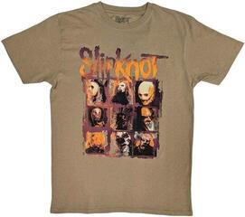 T-Shirt Slipknot T-Shirt The End, So Far Grid Photos Unisex Tan Brown L