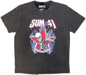 T-Shirt Sum 41 T-Shirt All Killer No Filler Skeleton Unisex Charcoal Grey XL
