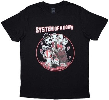Koszulka System of a Down Koszulka Mushroom People Unisex Black 2XL - 1