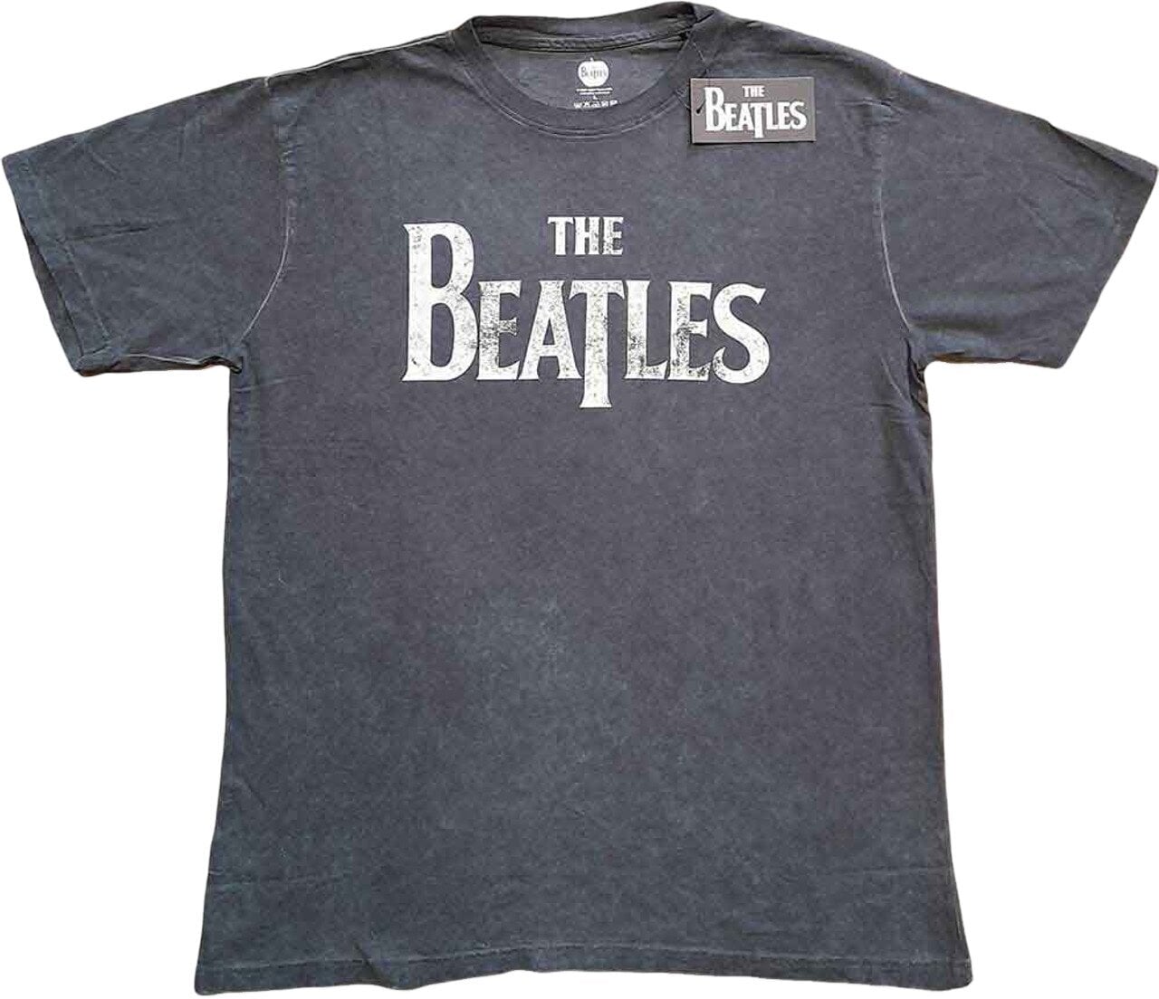 T-Shirt The Beatles Drop T Logo Snow Wash Charcoal Grey S T-Shirt