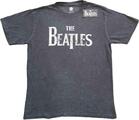 The Beatles Drop T Logo Snow Wash Charcoal Grey M Camiseta de manga corta