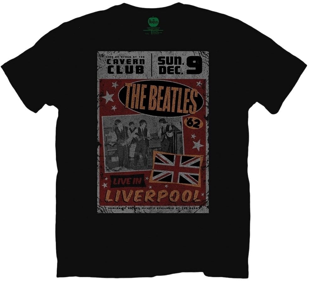 T-shirt The Beatles Live In Liverpool Black M T-shirt