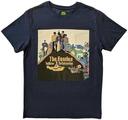 The Beatles Yellow Submarine Album Cover Denim Blue L T-shirt
