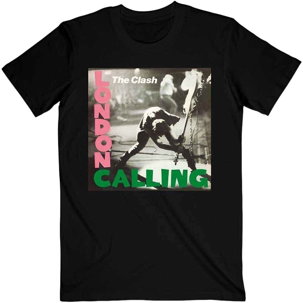 T-Shirt The Clash T-Shirt London Calling Unisex Black L