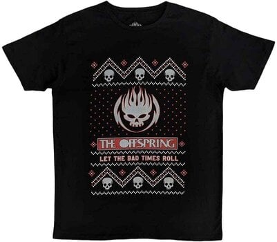 T-Shirt The Offspring T-Shirt Christmas Bad Times Unisex Black M - 1