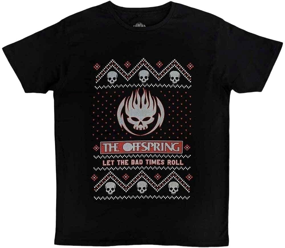 The Offspring Tričko Christmas Bad Times Unisex Black 2XL