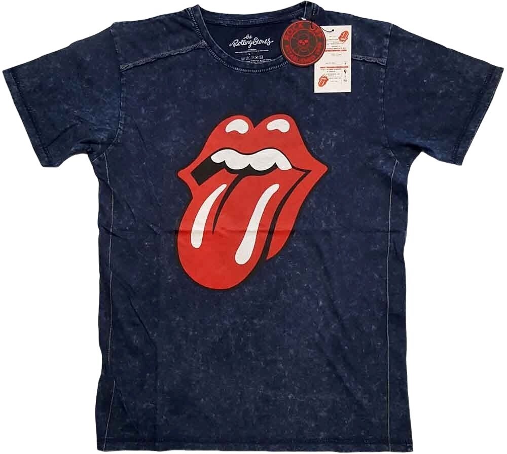 Koszulka The Rolling Stones Classic Tongue Navy Blue M Koszulka